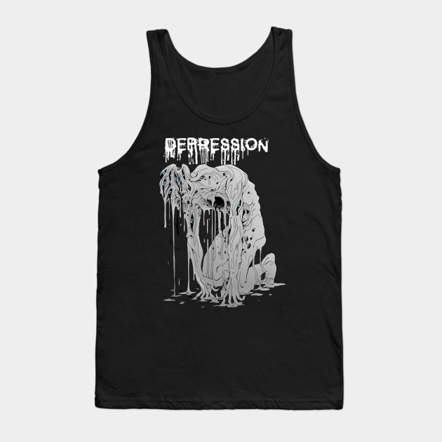 Depression Tank Top by SILLVI